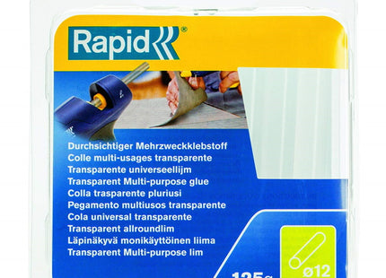RAPID COLLA IN STICK COLORE TRASPARENTE MULTIUSO