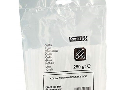 RAPID COLLA IN STICK COLORE TRASPARENTE MULTIUSO