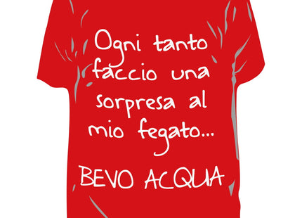 RICCI PROFUMATORE AUTO T-SHIRT SCRITTE "OGNI TANTO..." FRAGOLA