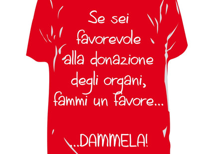 RICCI PROFUMATORE AUTO T-SHIRT SCRITTE "SEI FAVOREVOLE..." FRAGOLA