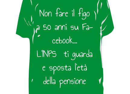 RICCI PROFUMATORE AUTO T-SHIRT SCRITTE "NON FARE IL FIGO A 50..." PINO