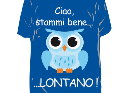 RICCI PROFUMATORE AUTO T-SHIRT IMMAGINI "CIAO, STAMMI BENE..." ARTIC