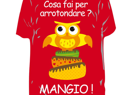 RICCI PROFUMATORE AUTO T-SHIRT IMMAGINI "COSA FAI PER..." FRAGOLA