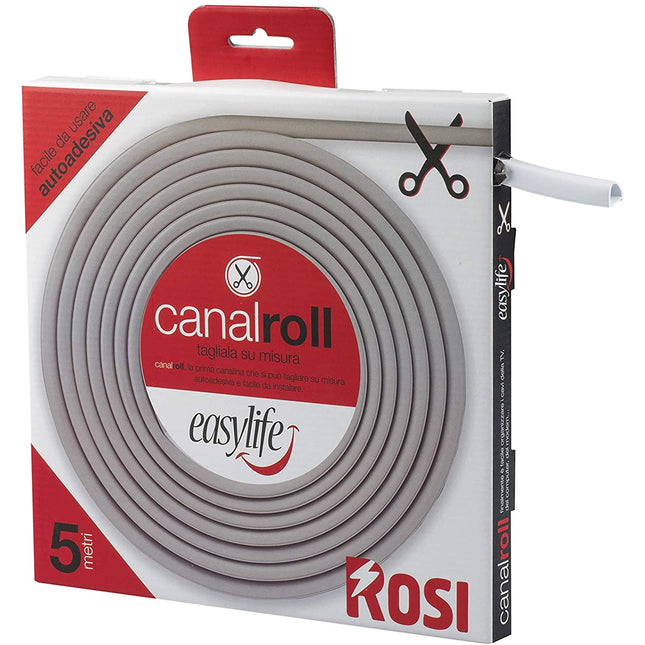 ROSI CANALINA AUTOADESIVA BIANCA FLEX MM10X10 MT5 IN BLISTER*