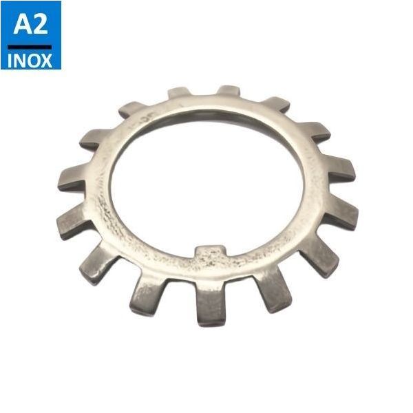 ROSETTA DI SICUREZZA DIN 5406 INOX A2 TIPO MB 7 D.MM 35X 57