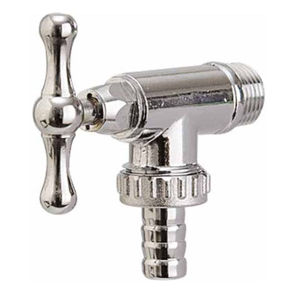 BEL-FER RUBINETTO LATERALE IN OTTONE CROMATO ATTACCO 1/2"