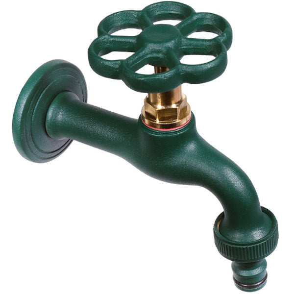BEL-FER RUBINETTO CON GHIERA OTTONE VERDE ATTACCO 1/2"