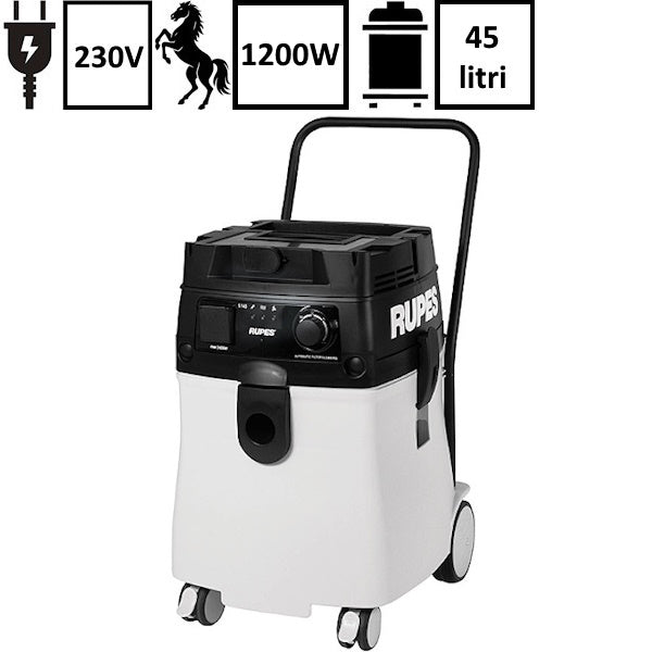 RUPES ASPIRATORE PROFESSIONALE CON PULIZIA FILTRO S245EL