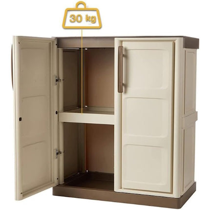 ARTPLAST MOBILE IN POLIPROPILENE STEEL CON RIPIANO CM70X39X85 TORTORA