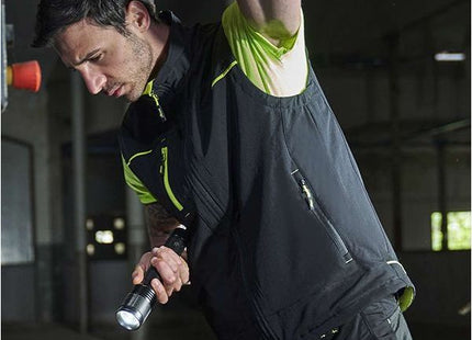 U-POWER GILET TECNICO SATURN COLORE BLACK CARBON