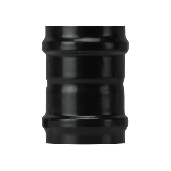 SAVE RACCORDO PER STUFE PELLETS F/F PORCELLANATO NERO OPACO D.CM 8