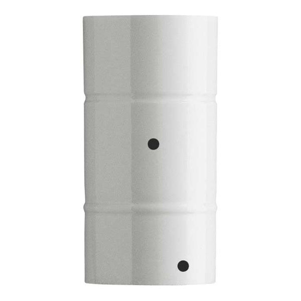 SAVE TUBO CON FORI SMALTATO PER SERRANDOLA BIANCO D.CM12*