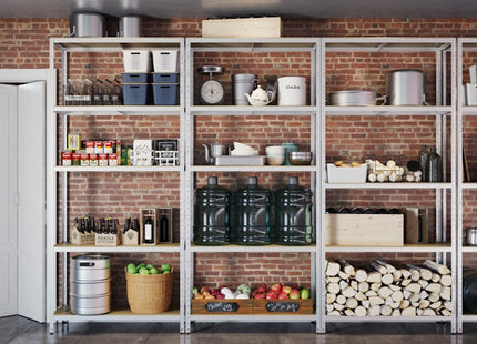 GRIMA SCAFFALE JOKER IN KIT 4 PIANI CM90X40X176H PORTATA KG175 PER PIANO