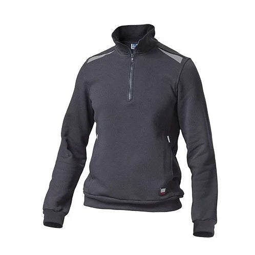 SIGGI FELPA CON ZIP CORTA TASK 2 COLORE GRIGIO