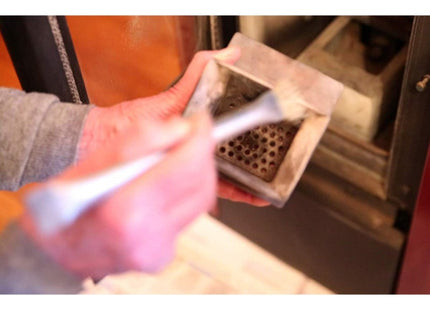 SIT STIK PENNELLO IN ACCIAIO+RASCHIETTO PULIZIA STUFA A PELLET ART.1995