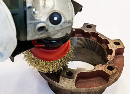 SIT SPAZZOLA A TAZZA IN ACCIAIO OTTONATO