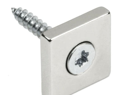 SM MAGNETE MM20X20 FORO D.MM4,5 H.MM4 FORZA KG7,5 NICHELATO