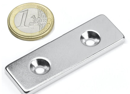 SM MAGNETE MM60X20 FORI D.MM4,5 H.MM4 FORZA KG13 NICHELATO