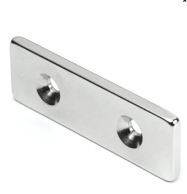 SM MAGNETE MM60X20 FORI D.MM4,5 H.MM4 FORZA KG13 NICHELATO