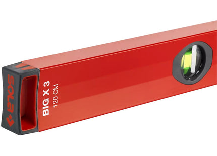 SOLA LIVELLA A BOLLA D'ARIA ART. BIGX 3 100 CM100 IN ALLUMINIO ROSSA*