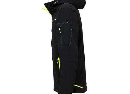 U-POWER GIACCA TECNICA IN SOFTSHELL SPACE COLORE BLACK CARBON