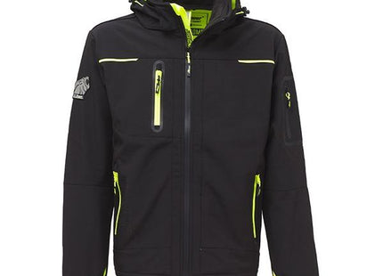 U-POWER GIACCA TECNICA IN SOFTSHELL SPACE COLORE BLACK CARBON