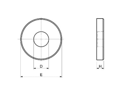 SPD RONDELLA LARGA TORNITA IN ACCIAIO ART. S390