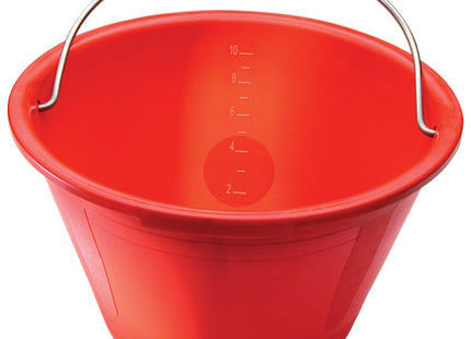 AUSTRALIAN SECCHIO PER MURATORE CON MANICO D.MM360 COLORE ROSSO