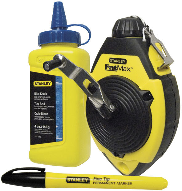 STANLEY SET TRACCIATORE FATMAX FILO MT30 POLVERE BLU GR115 E MARCATORE