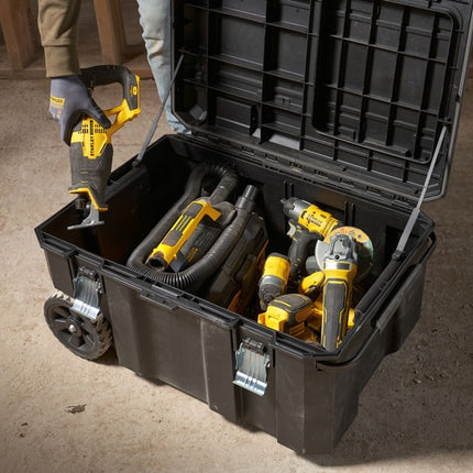 STANLEY VASCA PORTA ATTREZZI CON RUOTE PRO-STAK FATMAX 113 LITRI