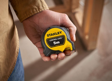 STANLEY FLESSOMETRO CONTROL-LOCK MT 5 NASTRO MM25
