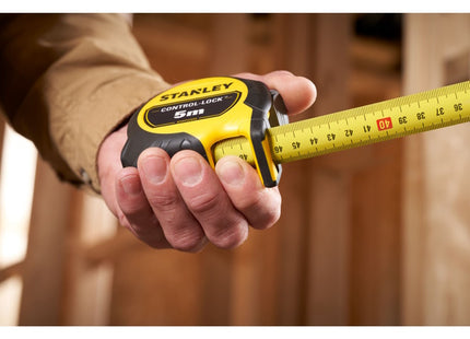 STANLEY FLESSOMETRO CONTROL-LOCK MT 5 NASTRO MM25