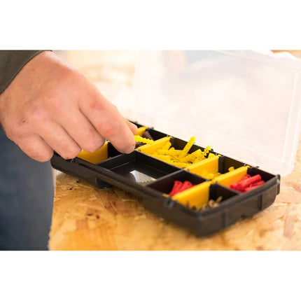 STANLEY ORGANIZER ESSENTIAL PORTAMINUTERIE 10 SCOMPARTI MM210X115X35