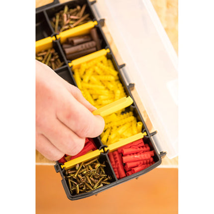 STANLEY ORGANIZER ESSENTIAL PORTAMINUTERIE 10 SCOMPARTI MM210X115X35