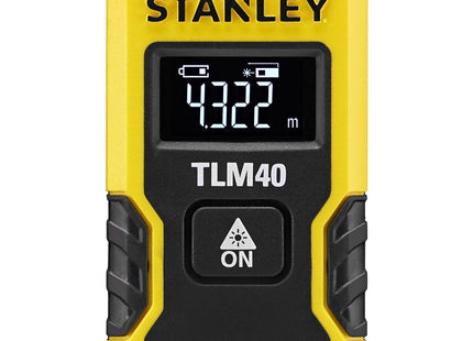 STANLEY MISURATORE LASER TLM40 DISTANZA MISURABILE MAX MT12