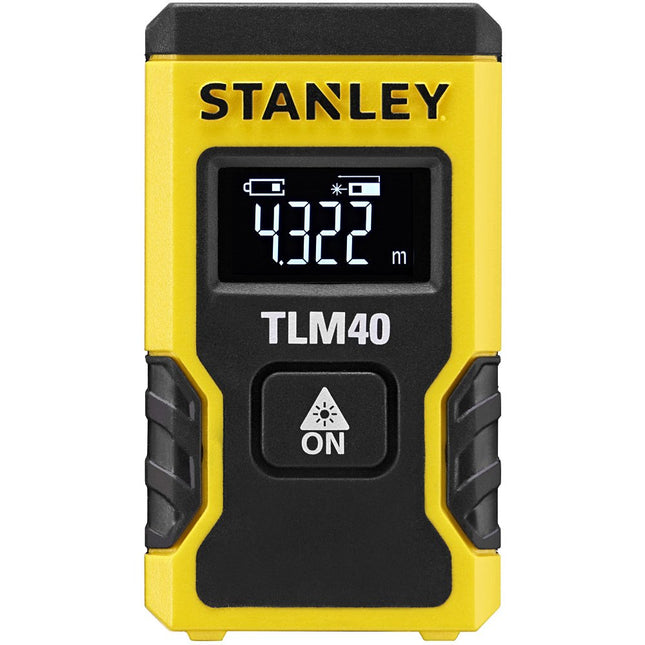 STANLEY MISURATORE LASER TLM40 DISTANZA MISURABILE MAX MT12