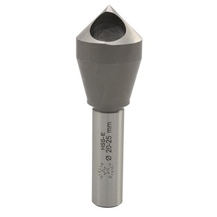STELLA BIANCA SBAVATORE CON FORO 90° IN HSS CO E GAMBO