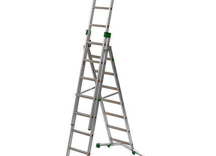 FACAL SCALA SUPER PRIMA 3 ELEMENTI TRASFORMABILE IN ALLUMINIO