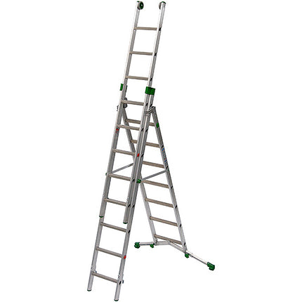 FACAL SCALA SUPER PRIMA 3 ELEMENTI TRASFORMABILE IN ALLUMINIO