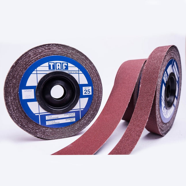 TAF TELA ABRASIVA IN ROTOLI AL CORINDONE MM50XMT25
