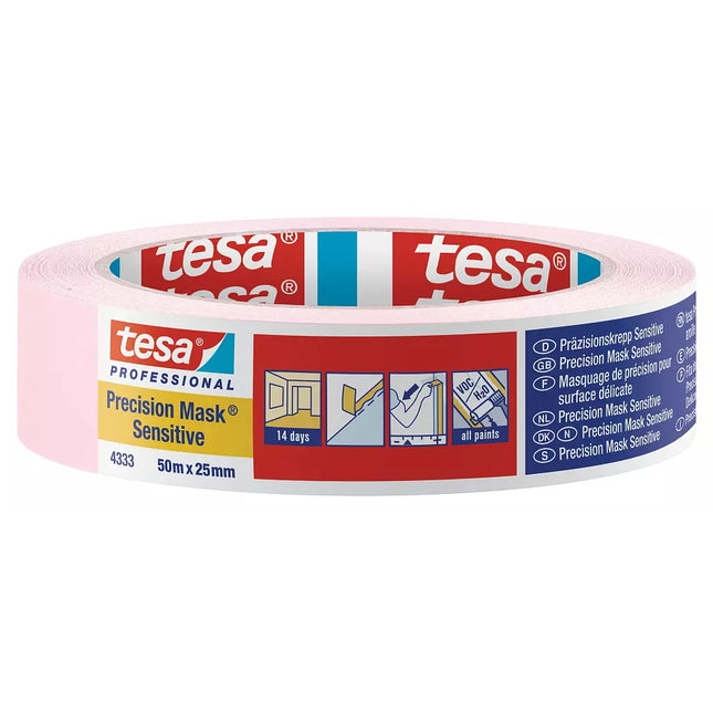 TESA NASTRO IN CARTA MASCHERATURA PRECISION MASK SENSITIVE ROSA