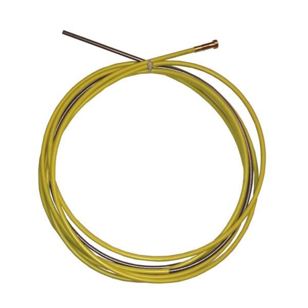 TRAFIMET GUAINA PER FILO D.MM.1,2-1,6 MT4 IN ACCIAIO RIVESTITA GIALLO