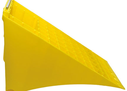 FERMEC CUNEO BLOCCA RUOTA PER CAMION CON LAMINA IN ACCIAIO