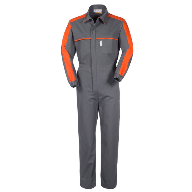 TUTA DA LAVORO MOD. AMSTERDAM COLORE GRIGIO/ARANCIO