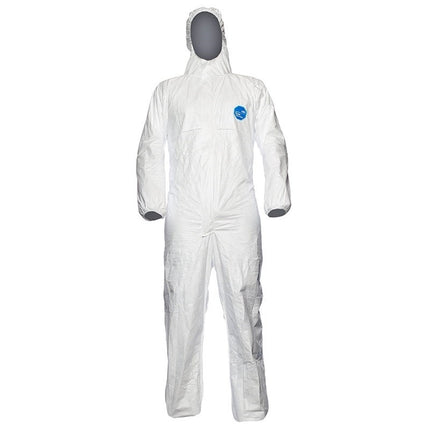 TUTA DI PROTEZIONE MONOUSO DUPONT MOD. TYVEK 500 XPERT BIANCA
