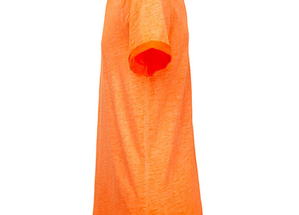 U-POWER T-SHIRT 100% COTONE MOD. FLUO COLORE ORANGE FLUO