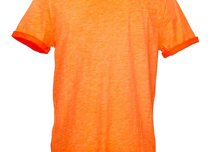 U-POWER T-SHIRT 100% COTONE MOD. FLUO COLORE ORANGE FLUO