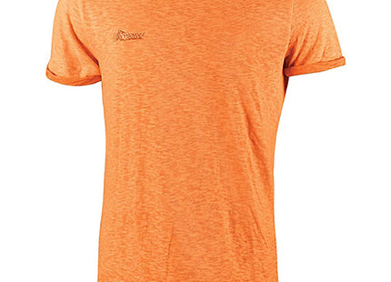 U-POWER T-SHIRT 100% COTONE MOD. FLUO COLORE ORANGE FLUO