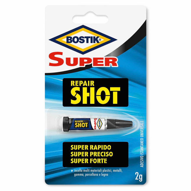UHU BOSTIK SUPER REPAIR SHOT ADESIVO PER RIPARAZIONI BLISTER GR2