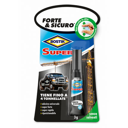 UHU BOSTIK SUPER FORTE & SICURO IN BLISTER DA GR 3